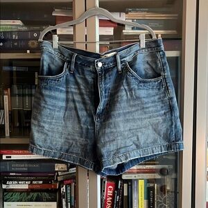 Madewell Medium-Light Wash Jean Shorts Relaxed Fit